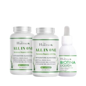 2 ALL IN ONE UOMO + 1 BIOTINA LIQUIDA