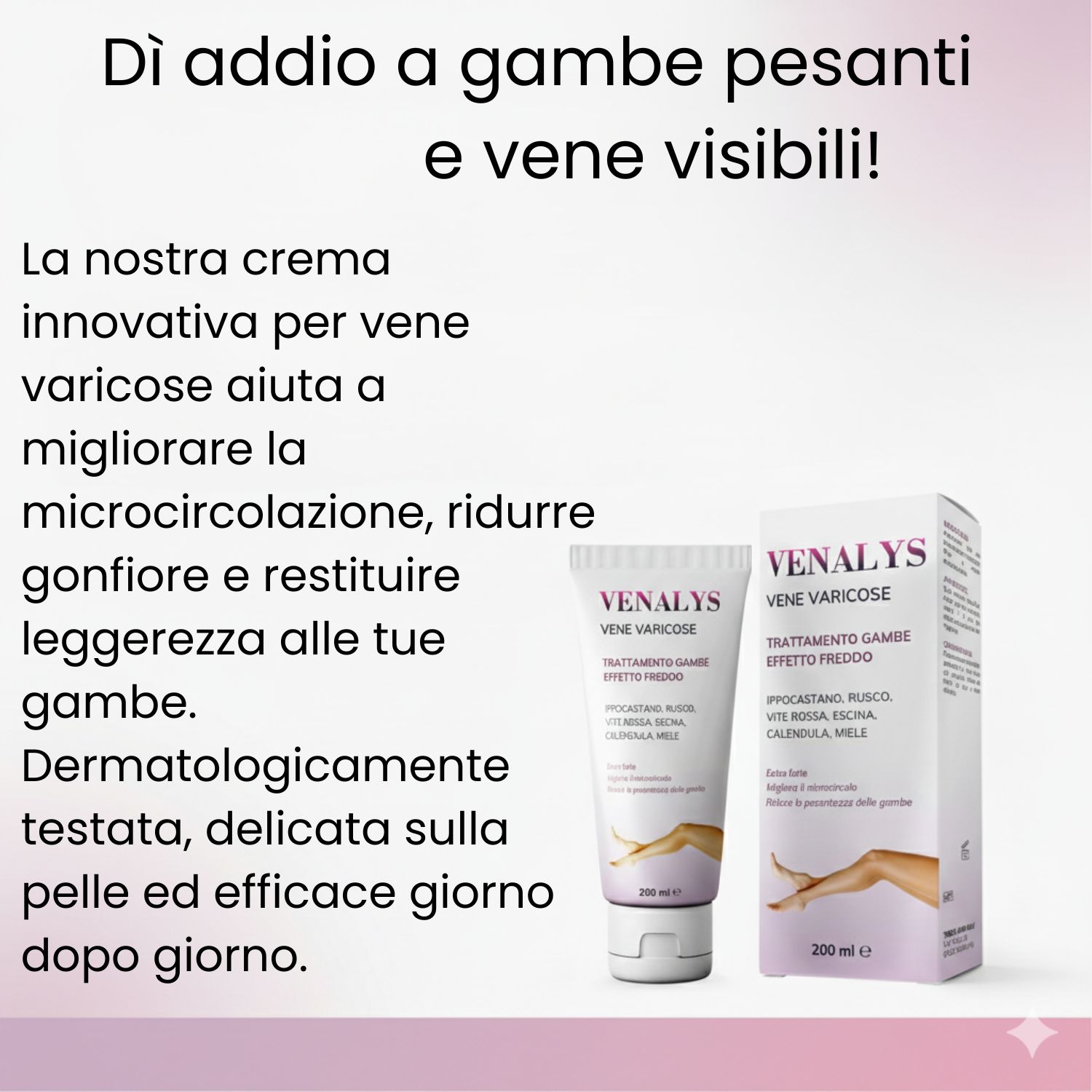 VENALYS CREMA VENE VARICOSE 200 ML - immagine 2