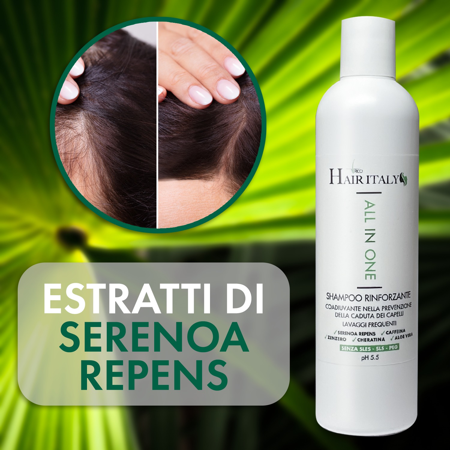SHAMPOO ANTICADUTA 300 ML - immagine 2