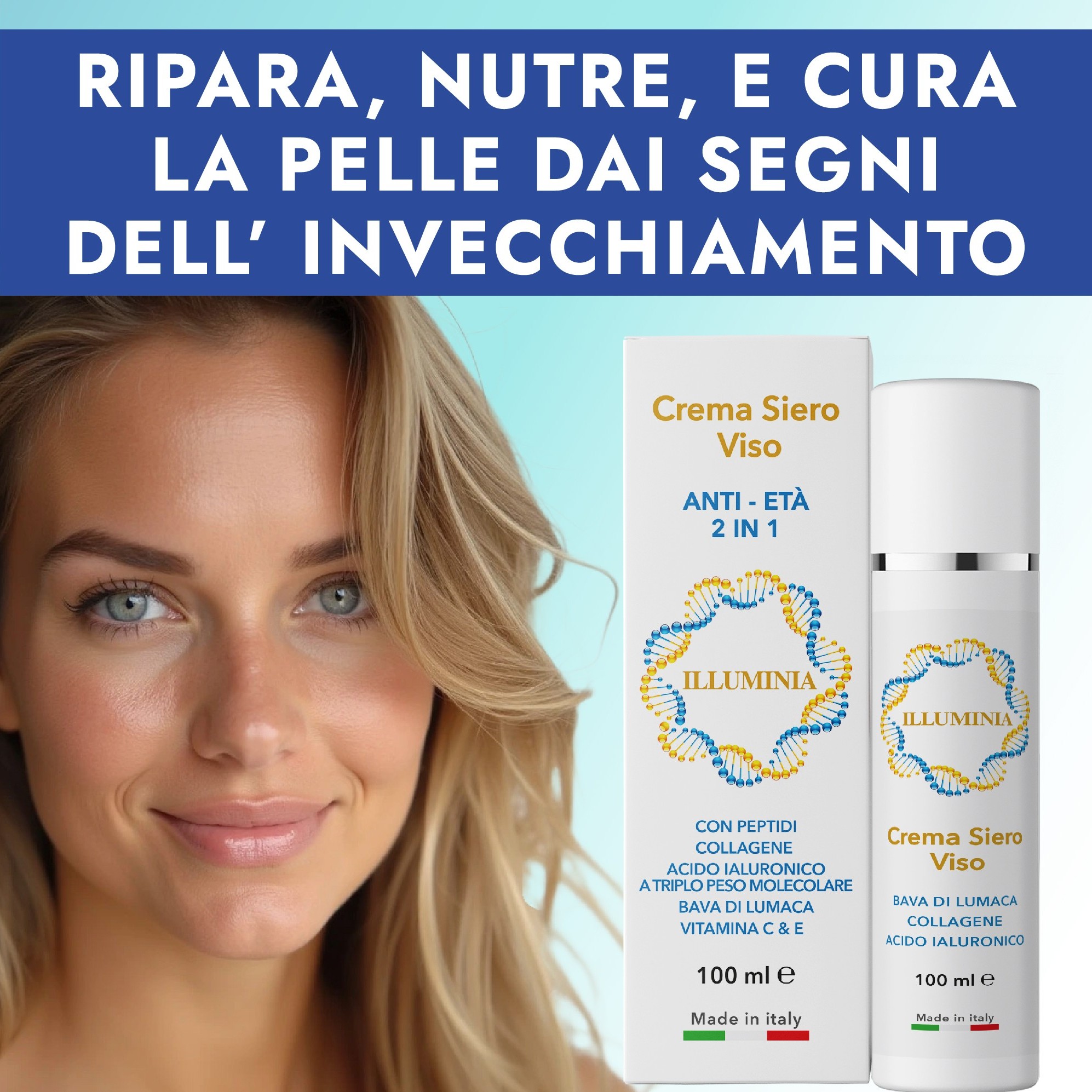 CREMA SIERO VISO ANTI-AGE 2 IN 1 - immagine 4